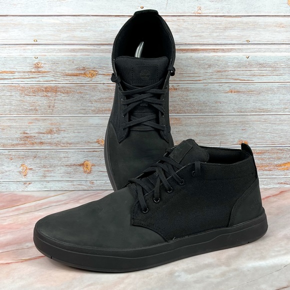 Timberland Davis Square Toe Chukka Boot Black - Picture 1 of 9